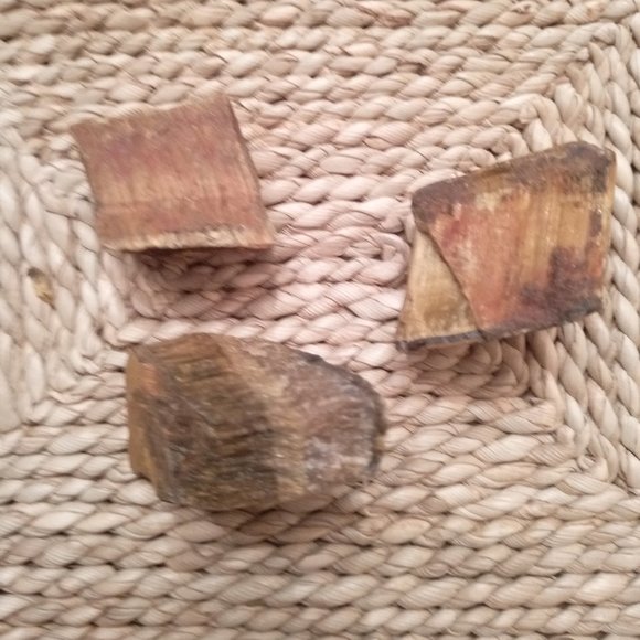 Set of 3 Raw South African Tiger's Eye Stones - Picture 7 of 12